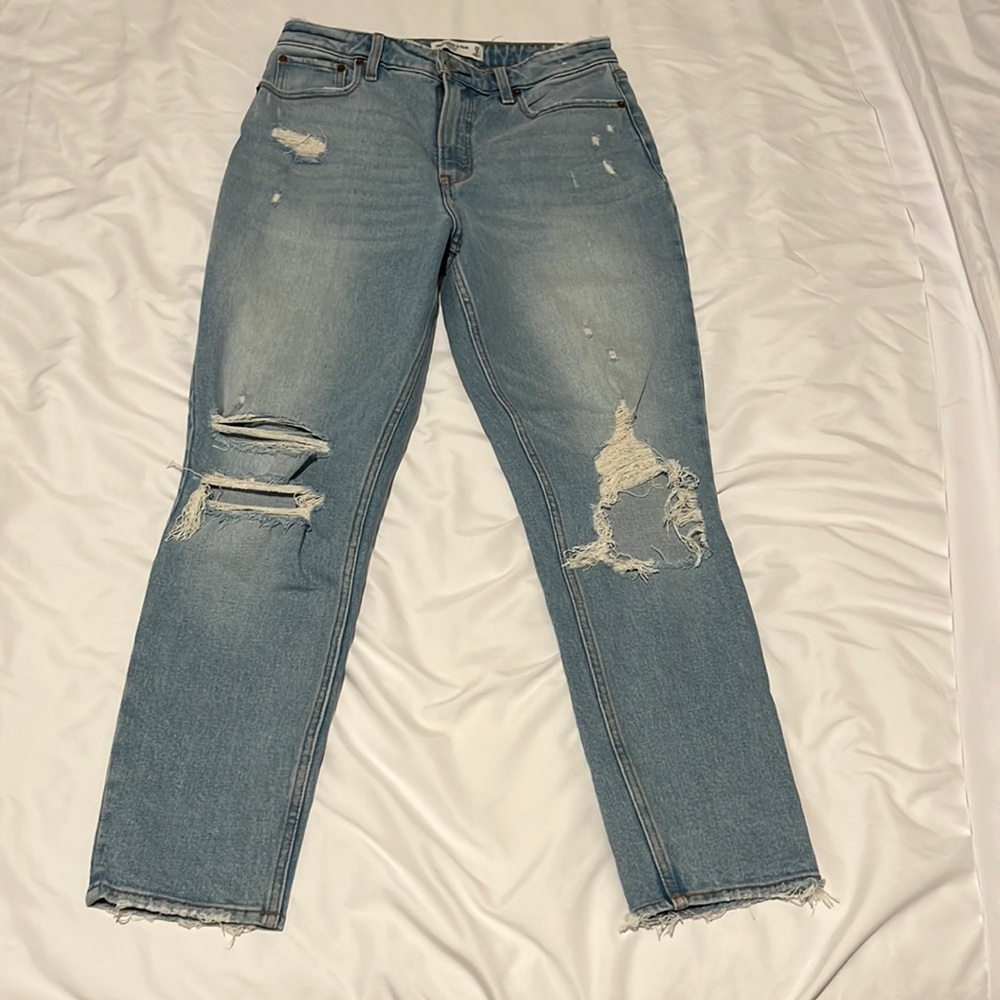 Abercrombie and Fitch curve love skinny, high-rise women’s size 8
